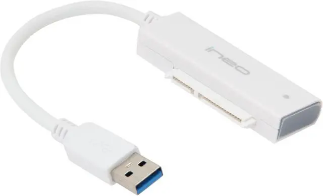 Alt view image 2 of 5 - Ineo I-NA216U2 PLUS 2.5 Inch USB 3.0 to SATA III Hard Drive Adapter Cable with Protection Case for SSD/HDD [Supports 3TB+]