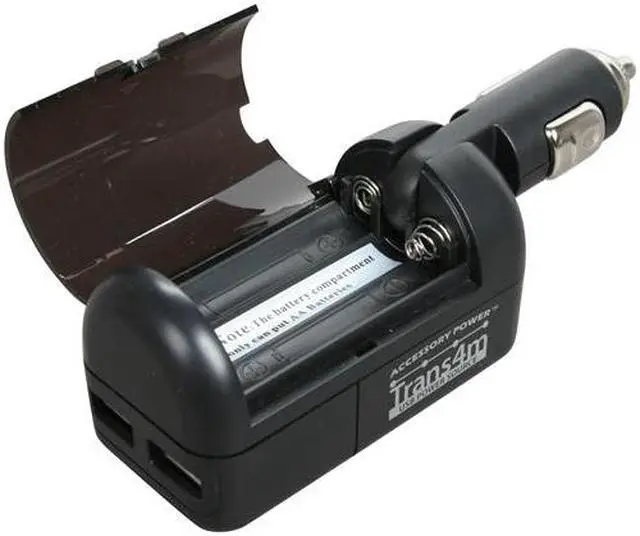 Alt view image 5 of 18 - Accessory Power TRANS4M Universal AC Wall / DC Car Dual USB Travel Charger w/ Micro-USB Charge Cable for Samsung , Motorola , HTC , iPod , iPhone Smartphones and More (CH-TRANS4M)