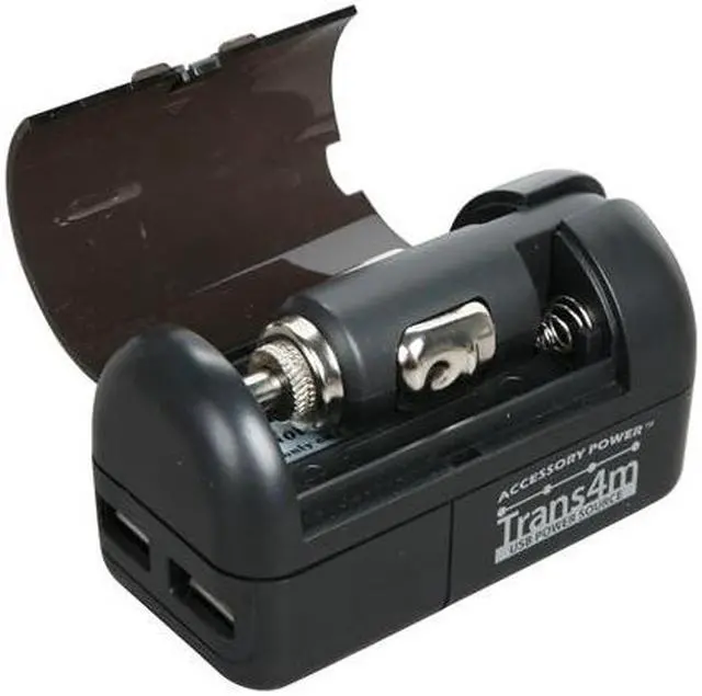 Alt view image 6 of 18 - Accessory Power TRANS4M Universal AC Wall / DC Car Dual USB Travel Charger w/ Micro-USB Charge Cable for Samsung , Motorola , HTC , iPod , iPhone Smartphones and More (CH-TRANS4M)