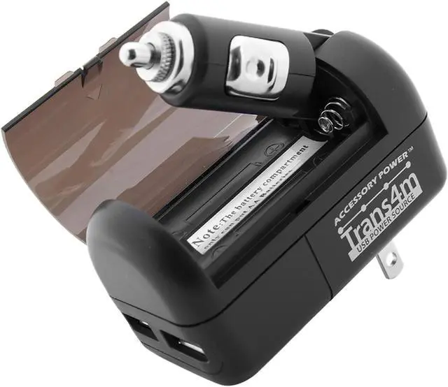 Alt view image 12 of 18 - Accessory Power TRANS4M Universal AC Wall / DC Car Dual USB Travel Charger w/ Micro-USB Charge Cable for Samsung , Motorola , HTC , iPod , iPhone Smartphones and More (CH-TRANS4M)