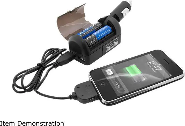 Main image of Accessory Power TRANS4M Universal AC Wall / DC Car Dual USB Travel Charger w/ Micro-USB Charge Cable for Samsung , Motorola , HTC , iPod , iPhone Smartphones and More (CH-TRANS4M)