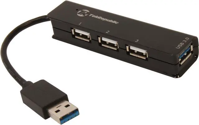 Main image of Tek Republic TUH-200 USB 3.0 + USB 2.0 4-Port Hub