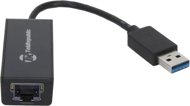 Alt view image 3 of 4 - Tek Republic TUN-300 USB 3.0 to Gigabit Ethernet Network Adapter