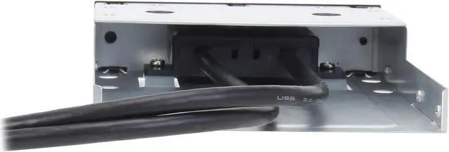 Alt view image 4 of 5 - Tek Republic TIU-3000 3.5" Front Panel USB 3.0 2-Port Hub