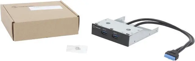 Alt view image 5 of 5 - Tek Republic TIU-3000 3.5" Front Panel USB 3.0 2-Port Hub