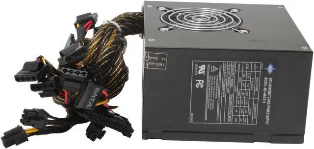 Alt view image 3 of 10 - MSI TurboStream 460W 460W BTX SLI Ready  Active PFC Power Supply