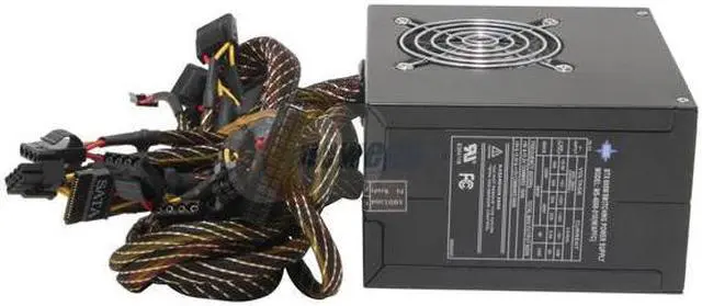 Alt view image 4 of 10 - MSI TurboStream 600W 600 W ATX 12V V2.2/ EPS 12V/ BTX SLI Ready Active PFC Power Supply