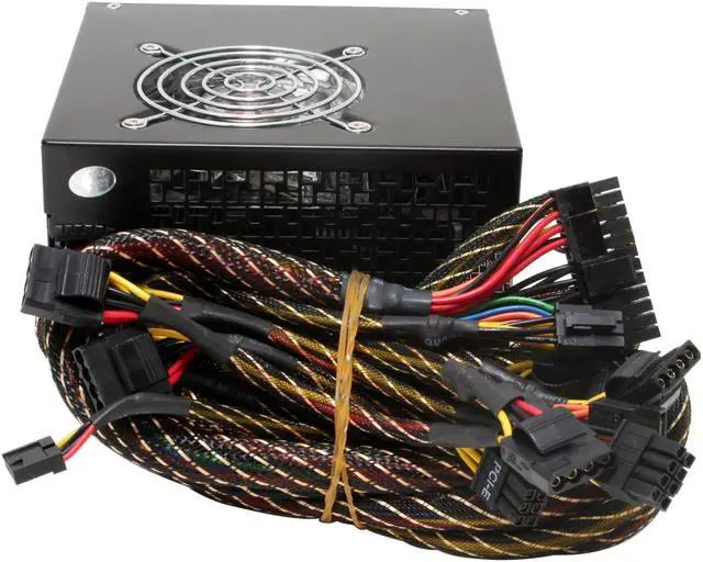 Alt view image 6 of 10 - MSI TurboStream 600W 600 W ATX 12V V2.2/ EPS 12V/ BTX SLI Ready Active PFC Power Supply