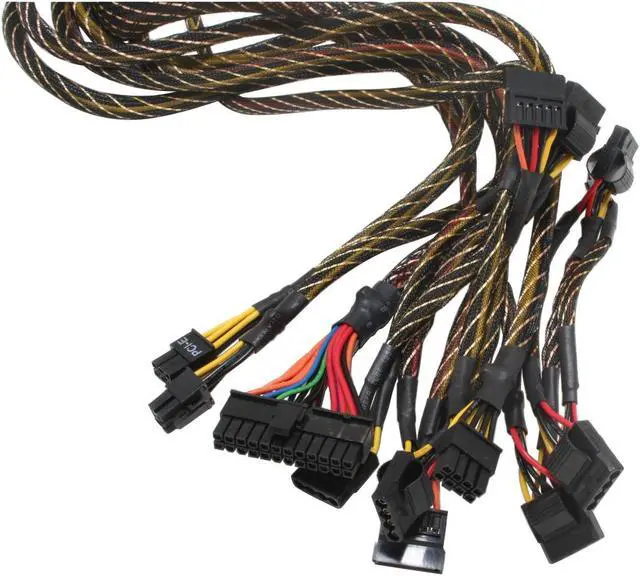 Alt view image 5 of 10 - MSI TurboStream 600W 600 W ATX 12V V2.2/ EPS 12V/ BTX SLI Ready Active PFC Power Supply