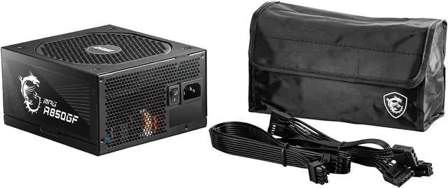 Alt view image 14 of 16 - MSI - MPG A850GF PCIE 5.0, 80 GOLD Full Modular Gaming PSU, Japanese Electrolytic capacitor, 850W ATX Power Supply