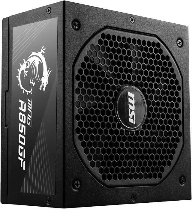 Alt view image 7 of 16 - MSI - MPG A850GF PCIE 5.0, 80 GOLD Full Modular Gaming PSU, Japanese Electrolytic capacitor, 850W ATX Power Supply