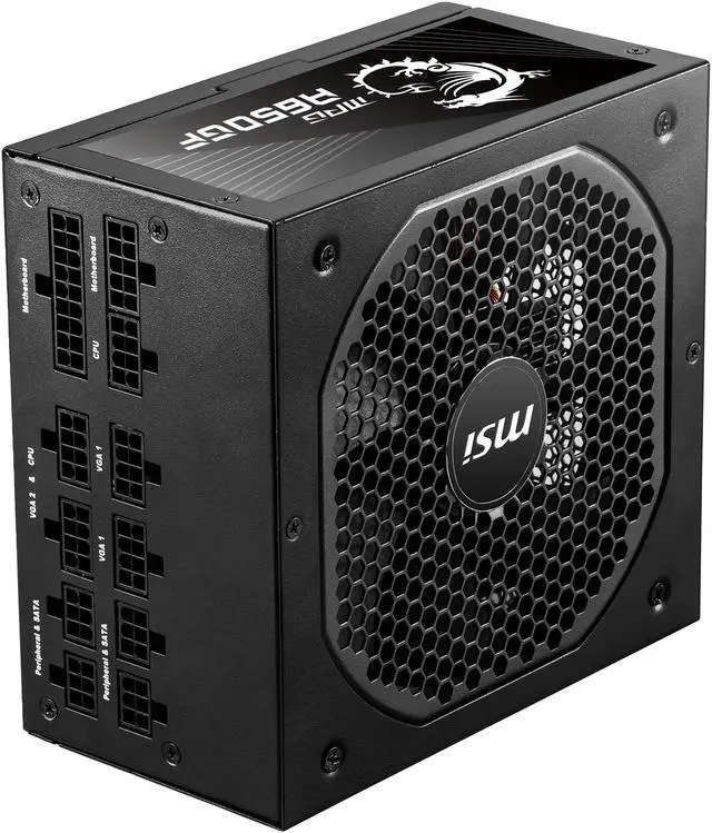 Alt view image 8 of 14 - MSI - MPG A650GF, 80 GOLD Full Modular Gaming PSU, Japanese Electrolytic capacitor, 650W ATX Power Supply