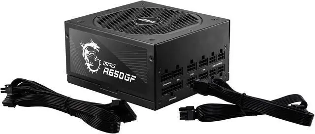 Alt view image 10 of 14 - MSI - MPG A650GF, 80 GOLD Full Modular Gaming PSU, Japanese Electrolytic capacitor, 650W ATX Power Supply