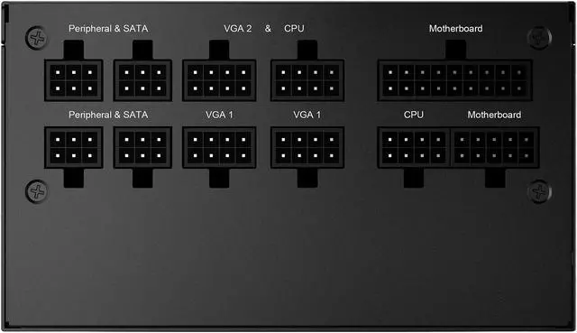 Alt view image 5 of 14 - MSI - MPG A650GF, 80 GOLD Full Modular Gaming PSU, Japanese Electrolytic capacitor, 650W ATX Power Supply