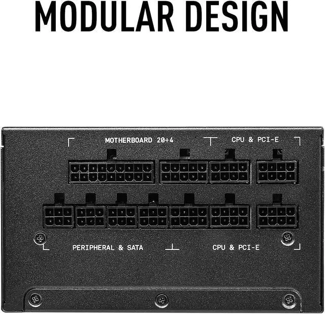 Alt view image 5 of 8 - MSI - MPG A1000G, 80 GOLD Full Modular Gaming PSU, Japanese Electrolytic capacitor, 1000W ATX Power Supply