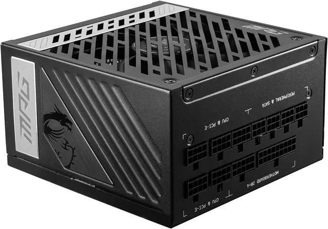 Alt view image 6 of 8 - MSI - MPG A1000G, 80 GOLD Full Modular Gaming PSU, Japanese Electrolytic capacitor, 1000W ATX Power Supply