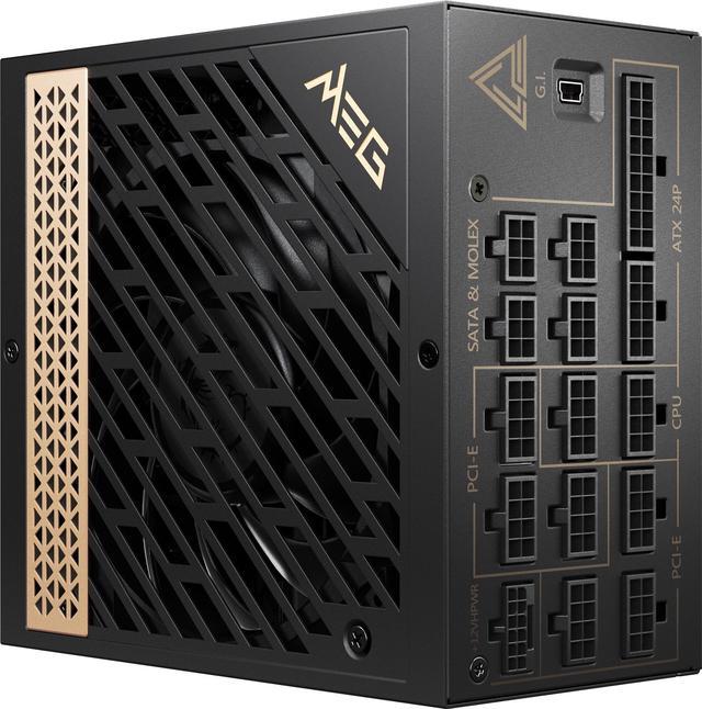 MSI - MEG Ai1300P PCIE 5.0, 80 PLATINUM Full Modular Gaming PSU