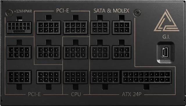Alt view image 13 of 16 - MSI - MEG Ai1300P PCIE5, 80+ PLATINUM Full Modular Gaming PSU, 12V-2x6 Cable, 5080 5090 ATX 3.1 & PCIE 5.1 Ready, 1300W Power Supply, 10 Year Warranty