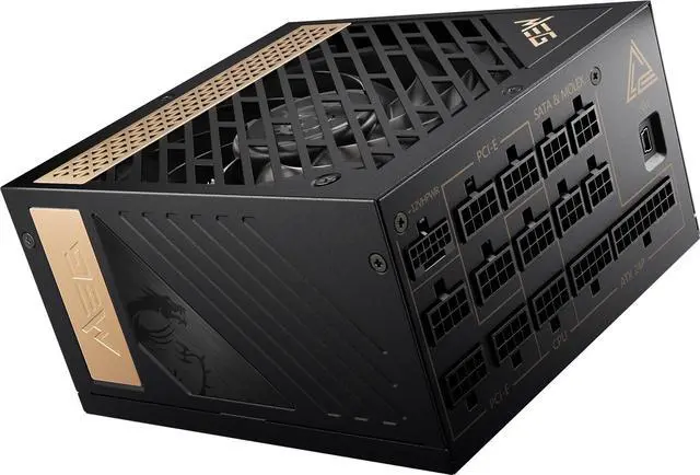 Alt view image 14 of 16 - MSI - MEG Ai1300P PCIE5, 80+ PLATINUM Full Modular Gaming PSU, 12V-2x6 Cable, 5080 5090 ATX 3.1 & PCIE 5.1 Ready, 1300W Power Supply, 10 Year Warranty