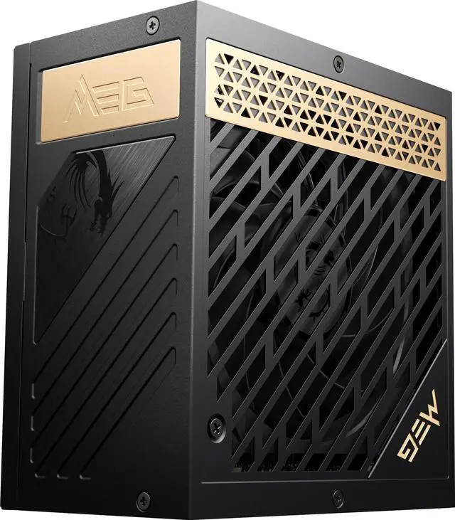 Alt view image 3 of 17 - MSI- MEG Ai1000P PCIE 5.0, 80 PLATINUM Full Modular Gaming PSU, 12VHPWR Cable, 4080 4090 ATX 3.0 Compatible, 1000W Power Supply