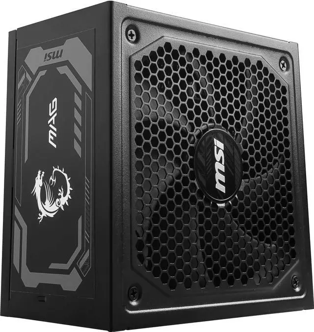 Alt view image 12 of 18 - MSI - MAG A1250GL PCIE 5, 80 GOLD Fully Modular Gaming PSU, 12V-2×6 Cable, ATX 3.1 & PCIE 5.1 Ready, 1250W Power Supply, 10 Year Warranty