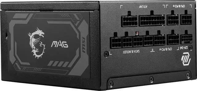 Alt view image 16 of 18 - MSI - MAG A1250GL PCIE 5, 80 GOLD Fully Modular Gaming PSU, 12V-2×6 Cable, ATX 3.1 & PCIE 5.1 Ready, 1250W Power Supply, 10 Year Warranty