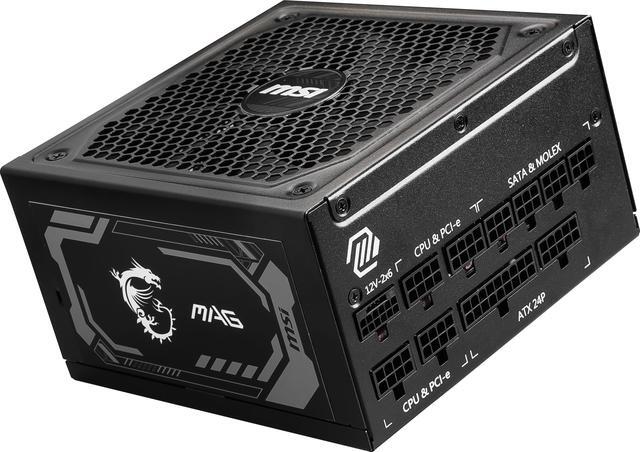 Alt view image 8 of 18 - MSI - MAG A1000GL PCIE 5, 80 GOLD Fully Modular Gaming PSU, 12V-2×6 Cable, ATX 3.1 & PCIE 5.1 Ready, 1000W Power Supply, 10 Year Warranty