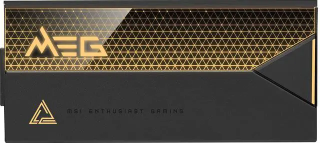 Alt view image 5 of 15 - MSI - MEG Ai1600T PCIE5, 80+ TITANIUM Full Modular Gaming PSU, Dual 12V-2x6 Cable, 5080 5090 ATX 3.1 & PCIE 5.1 Ready, Braided Cable, 1600W Power Supply, 12 Year Warranty