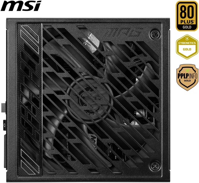 Alt view image 4 of 8 - MSI MPG A1250GS PCIE5 II, Fully Modular Gaming 1250W Power Supply, 80+ Gold, Dual 12V-2x6 Cables, Server-Grade Capacitor, ATX 3.1 & PCIe 5.1 Ready, Low-Noise, 8-pin PCIe x 3, 10 Year Warranty