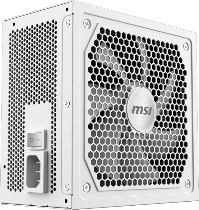 Alt view image 4 of 12 - MAG A1000GL PCIE5 WHITE, USA, 1000W, Fully-Modular, 80 Plus Gold, Bilingual Color Box, Solid wood pallet packing