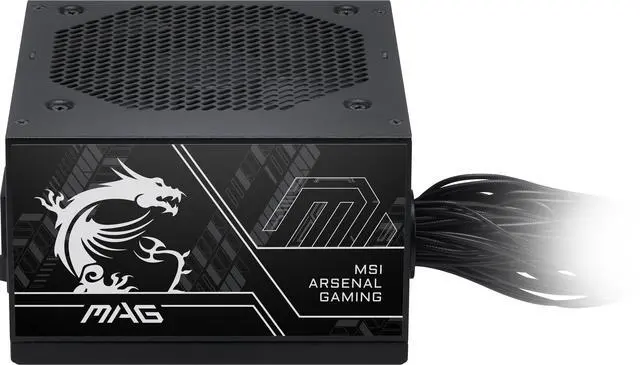 Alt view image 7 of 7 - MSI MAG A750BN PCIE5, Non-Modular Compact Gaming 750W Power Supply, 80+ Bronze, ATX 3.1 & PCIe 5.1 Ready, Low-Noise Fan, Embossed Jacket Cables, 5 Year Warranty