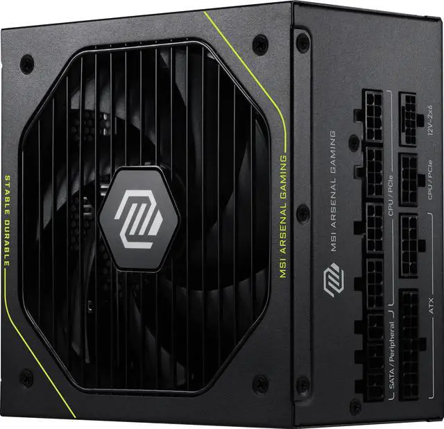 Alt view image 8 of 13 - MSI MAG A1200PLS PCIE5, Fully Modular Gaming 1200W Power Supply, 80+ Platinum, Native 12V-2x6 Cables, GPU Safeguard, 105°C Main Capacitor, Fan Safeguard, ATX 3.1 & PCIe 5.1 Ready, 10 Year Warranty