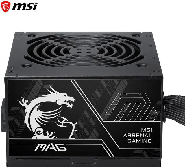 Alt view image 3 of 7 - MSI MAG A600DN II 600 W ATX12V Non-Modular Active PFC Power Supply