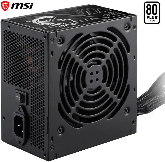Alt view image 2 of 7 - MSI MAG A600DN II 600 W ATX12V Non-Modular Active PFC Power Supply