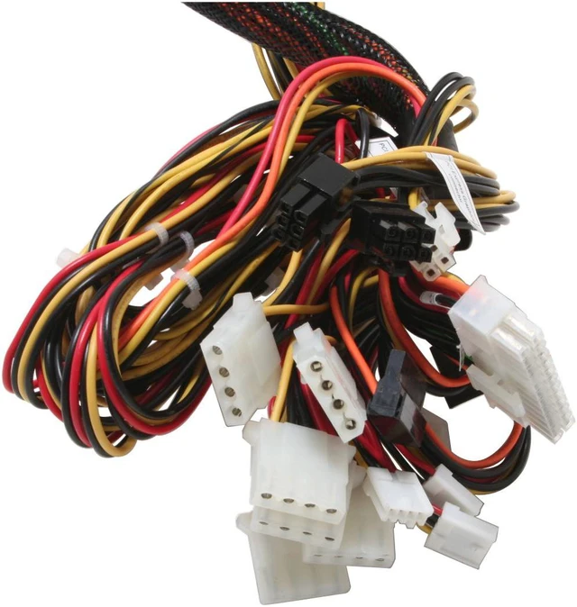 Alt view image 4 of 7 - BFG Tech BFGR600PSU 600Watt ATX 12V 2.01 SLI Ready Active PFC Power Supply