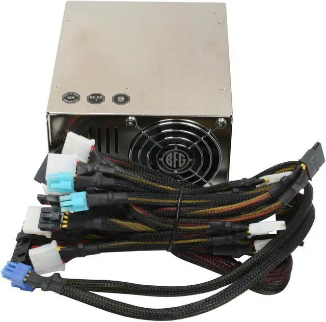 Alt view image 3 of 7 - BFG Tech BFGR800WPSULE 800 W ATX 12V 2.2 and EPS 12V 2.91 SLI Ready CrossFire Ready Active PFC Power Supply