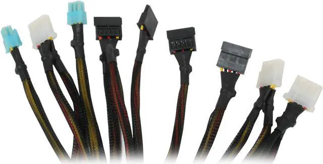 Alt view image 4 of 7 - BFG Tech BFGR800WPSULE 800 W ATX 12V 2.2 and EPS 12V 2.91 SLI Ready CrossFire Ready Active PFC Power Supply