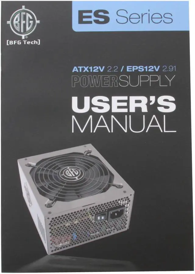 Alt view image 10 of 11 - BFG Tech ES SERIES ES-800 800W Continuous @ 40°C ATX12V 2.3 / EPS12V 2.92 SLI Certified CrossFire Ready 80 PLUS Certified Active PFC SLI Power Supply