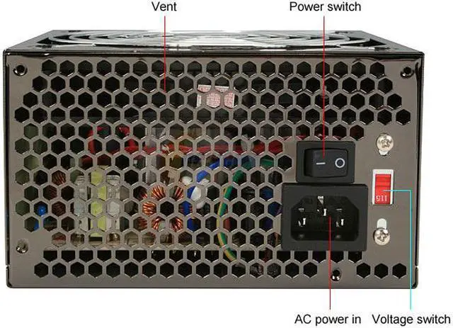 Alt view image 2 of 9 - BFG Tech GS-550 550 W ATX12V V2.2 / EPS12V V2.8 SLI Ready CrossFire Ready Power Supply