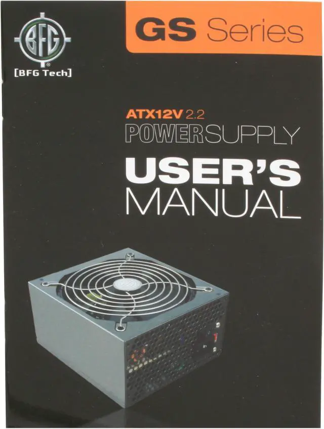 Alt view image 8 of 9 - BFG Tech GS-550 550 W ATX12V V2.2 / EPS12V V2.8 SLI Ready CrossFire Ready Power Supply