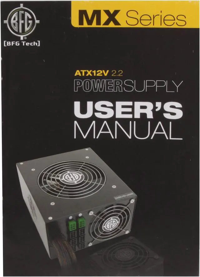 Alt view image 9 of 10 - BFG Tech MX 550 550 W ATX12V / EPS12V SLI Ready CrossFire Ready Modular Active PFC Power Supply