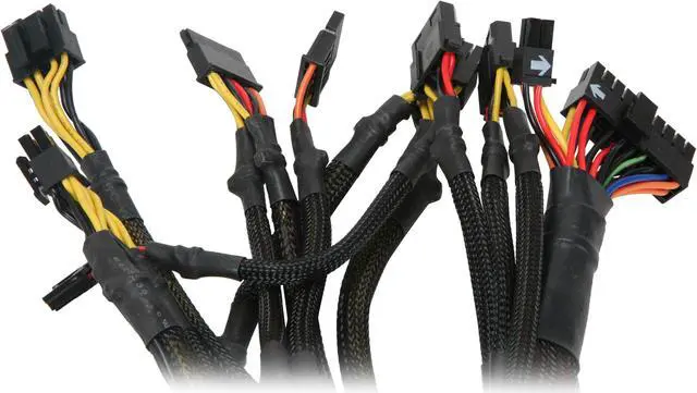 Alt view image 6 of 8 - BFG Tech EX-1200 BFGR1200WEXPSU 1200W Continuous Rated at 40°C ATX12V 2.2 / EPS12V 2.91 SLI Ready CrossFire Ready 80 PLUS Certified Modular Active PFC Power Supply