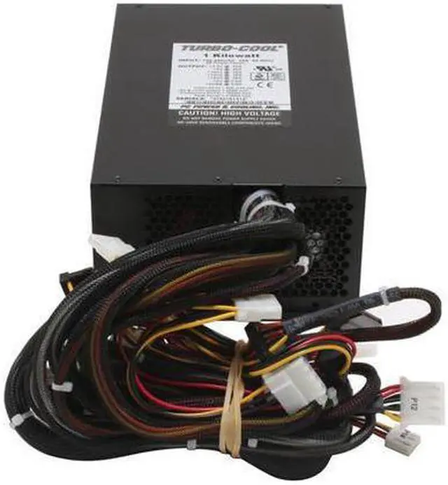 Alt view image 4 of 9 - PC Power & Cooling T1KWSR 1000W Continuous @ 50°C EPS12V SLI Certified CrossFire Ready  Active PFC Power Supply