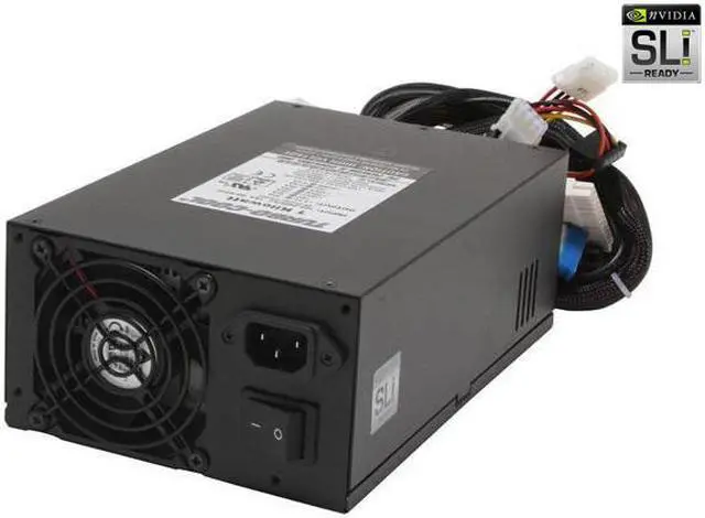 Main image of PC Power & Cooling T1KWSR 1000W Continuous @ 50°C EPS12V SLI Certified CrossFire Ready  Active PFC Power Supply