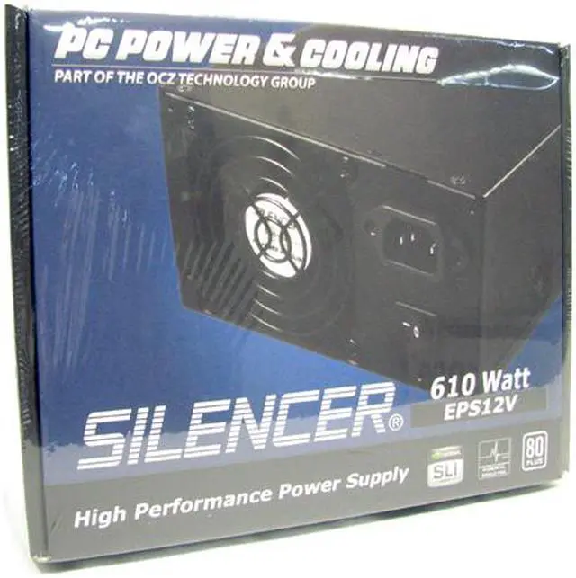 Alt view image 7 of 7 - PC Power and Cooling S61EPS 610W Continuous @ 40°C EPS12V SLI Certified CrossFire Ready 80 PLUS Certified Active PFC Power Supply compatible with core i7
