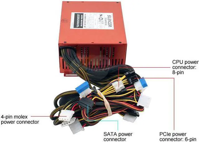 Alt view image 4 of 7 - PC Power & Cooling Silencer 750 Quad - Copper 750W Continuous @ 40°C (825W Peak) EPS12V SLI Certified CrossFire Ready Active PFC Power Supply