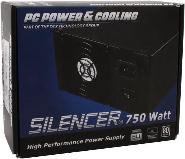 Alt view image 9 of 9 - PC Power and Cooling S75QB 750 W ATX12V / EPS12V SLI Certified CrossFire Ready 80 PLUS Certified Active PFC Power Supply compatible with core i7
