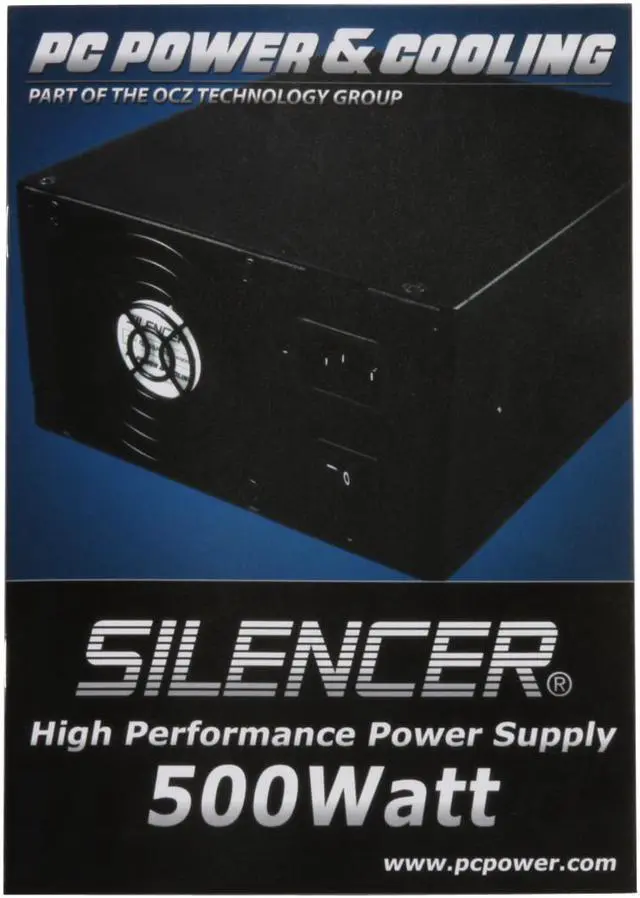 Alt view image 8 of 9 - PC Power and Cooling Silencer PPCS500 500 W ATX12V / EPS12V SLI Ready CrossFire Ready 80 PLUS Certified Active PFC Power Supply compatible with core i7