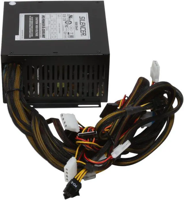 Alt view image 3 of 9 - PC Power & Cooling Silencer PPCS500D 500W ATX12V / EPS12V SLI Ready CrossFire Ready 80 PLUS Certified Active PFC Power Supply compatible with core i7