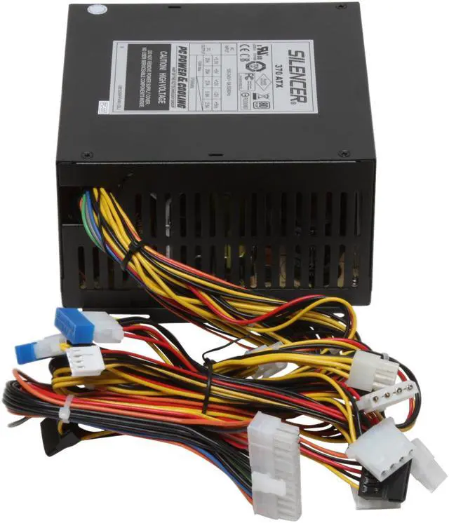 Alt view image 3 of 9 - PC Power and Cooling Silencer PPCS370X 370 W ATX12V 80 PLUS Certified Active PFC Power Supply
